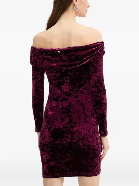 Sukienka mini Guess fioletowa