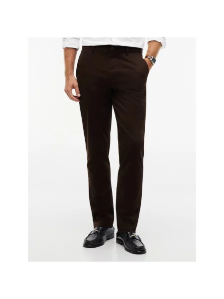 Pantaloni Tommy Hilfiger maro