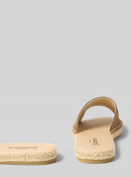 Sandałki z detalem z logo model PLAGE VELOUR' Espadrij