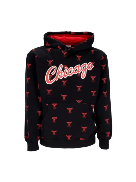 Bluza z kapturem Mitchell & Ness polarowa czarna