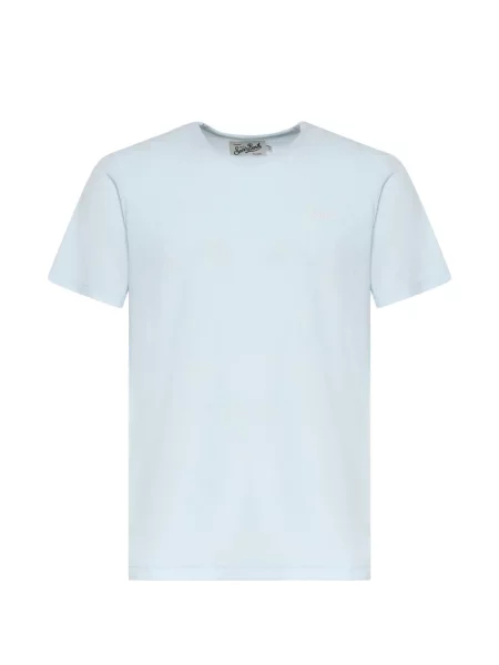 Tricou Mc2 Saint Barth cu broderie albastru