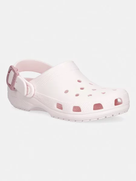 Crocs papuci pentru femei Classic Buckle Clog roz