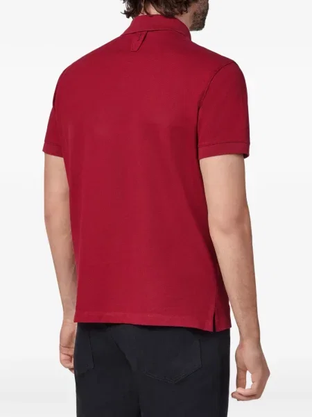 Tricou polo Billionaire cu autograf roșu
