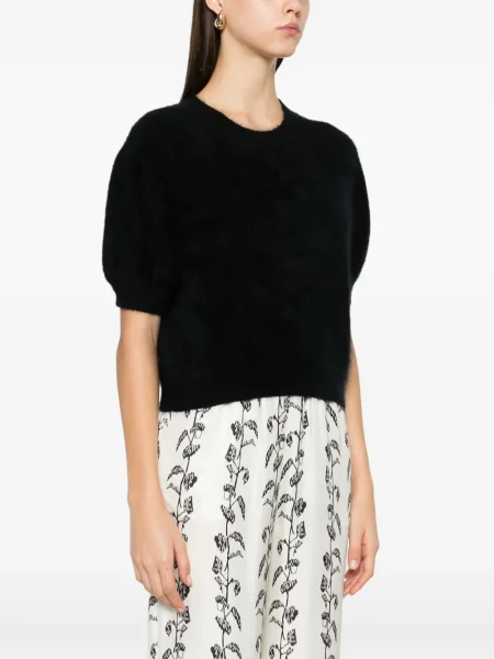 Top Lisa Yang tricotate negru