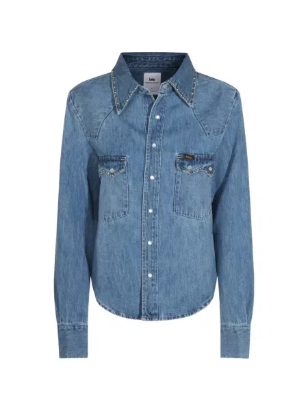 Cămașă de blugi Lois Jeans cu tepi albastru