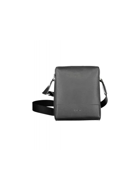 Torba crossbody Calvin Klein skórzana czarna