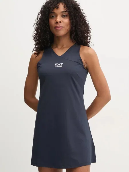 Emporio Armani rochie sport bleumarin mini evazați