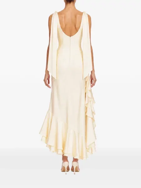 Rochie maxi V:pm Atelier cu volane galben