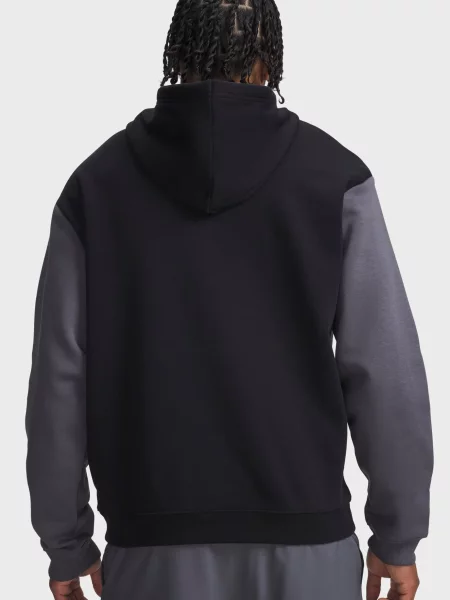 Флісове у смужку худі Under Armour чорне