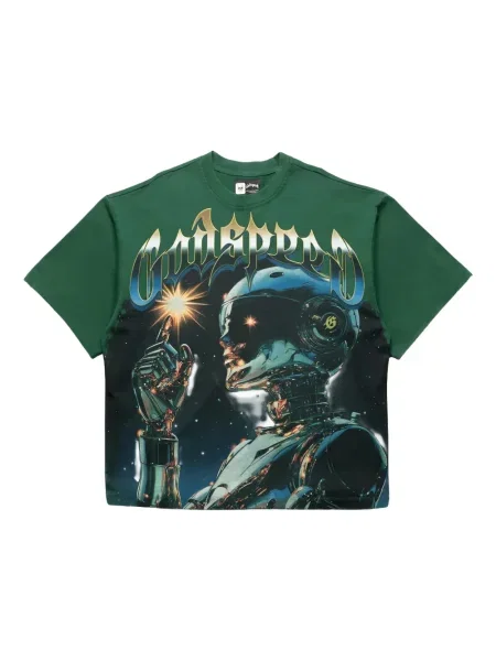 Tricou Godspeed verde