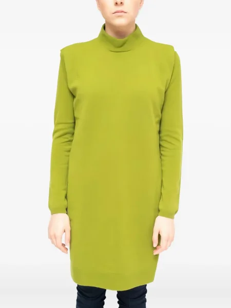 Pulover La Rose fără mâneci verde