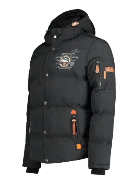 Turystyczna parka GEOGRAPHICAL NORWAY VERVEINE BLACK DB czarna