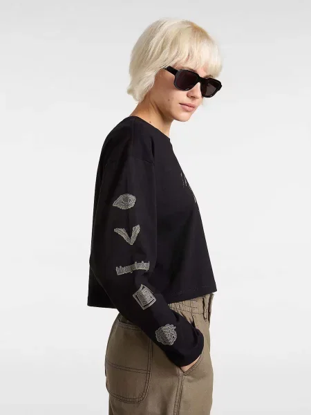 Лонгслів Vans Breaker чорний