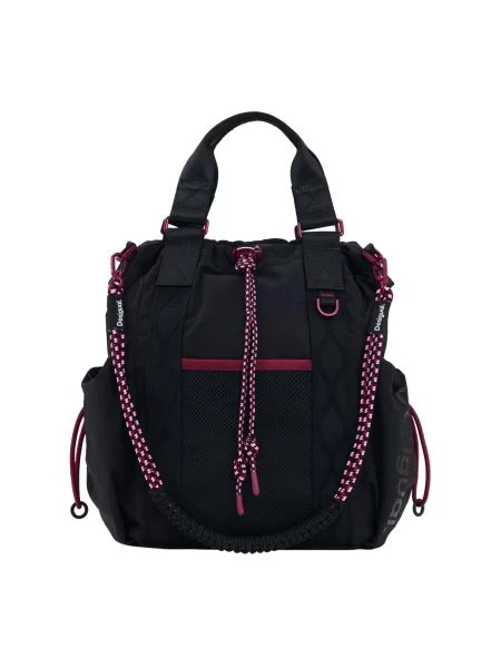 Desigual Rucsac lila / roșu merlot negru