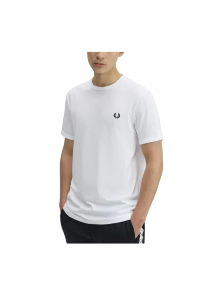 T-shirt FRED PERRY Ringer Tee White S biała