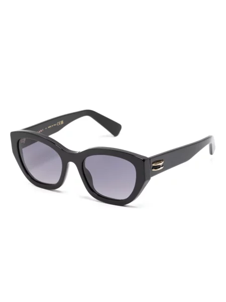 Ochelari de soare Bvlgari cu imprimeu geometric negru