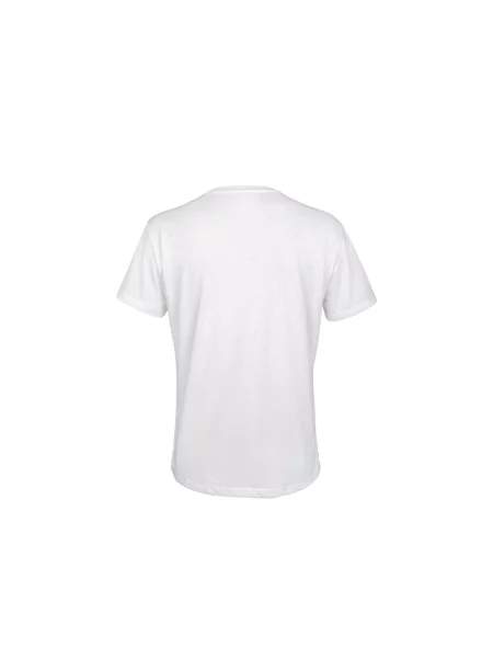 T-shirt AULP BOGUS komfortowy lekki prosty krój biała