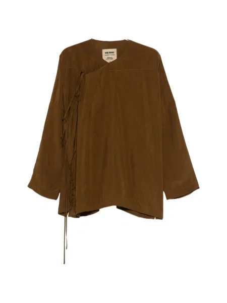 Bluză Uma Wang cu legături maro