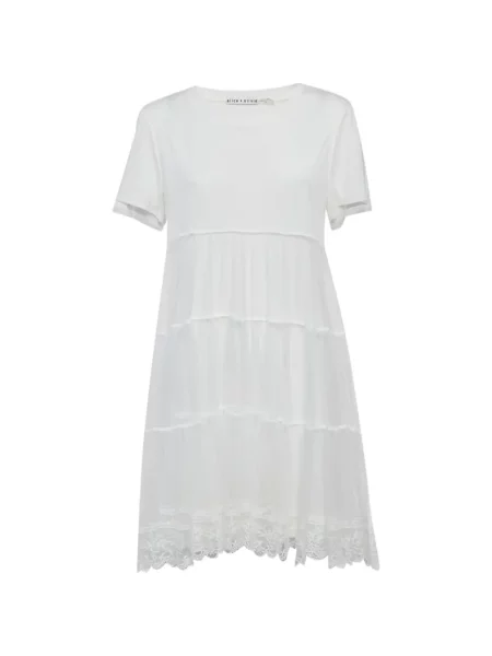 Rochie mini Alice + Olivia evazată alb