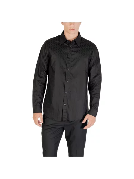 ARMANI EXCHANGE Košile černá