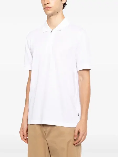 Tricou polo Boss alb