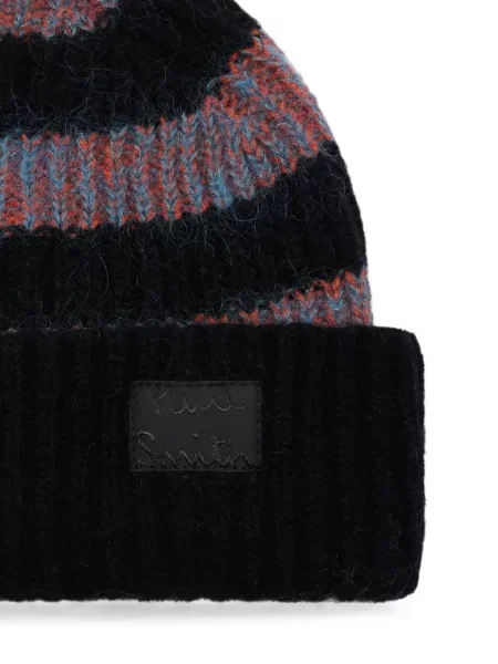 Căciulă Paul Smith cu dungi de mohair negru