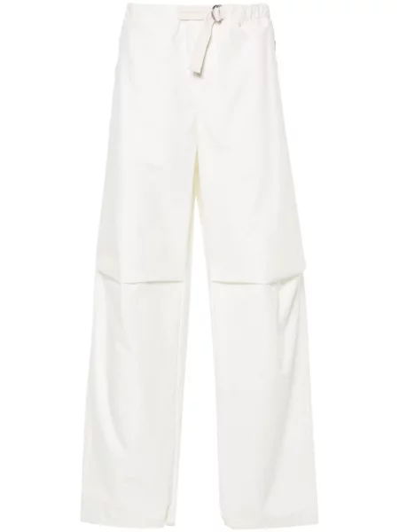 Pantaloni Jil Sander alb