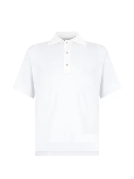 Scurt tricou polo Ami Paris alb