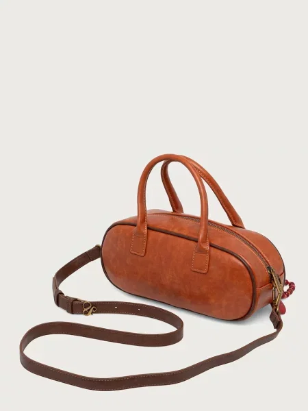Scotch & Soda baguette táska műbőr narancsszínű