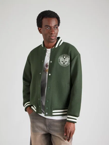 Sergio Tacchini Prehodna jakna CIRCOLO temno zelena bela