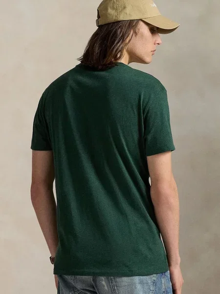 Polo Ralph Lauren tricou basic pentru bărbați din verde