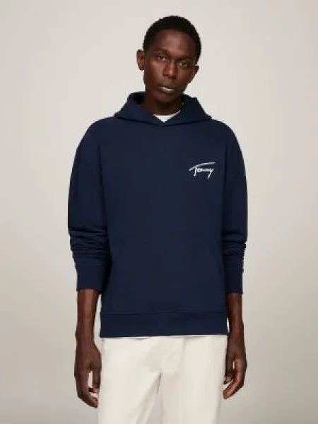 Mikina Tommy Jeans modrá