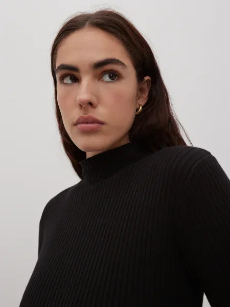 EDITED Rochie tricotat Hada' negru