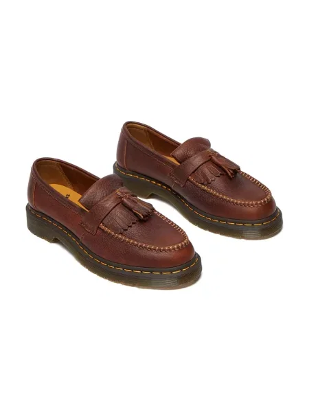 Δερμάτινα μοκασίνια Dr. Martens Adrian YS Tassel Loafer πορτοκαλί