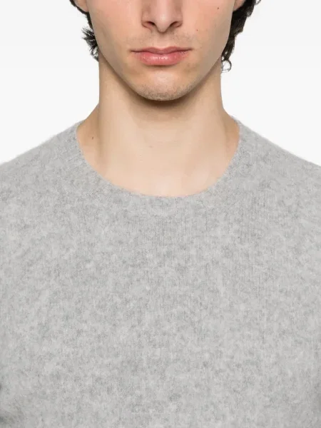 Džemper Drumohr s okruglim izrezom siva