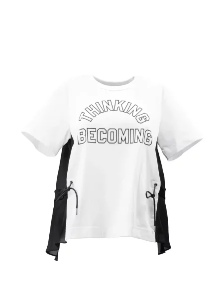 Tricou Sacai cu cordon alb