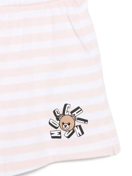 Szorty dziecięce Moschino różowe