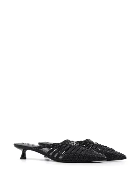 Papuci tip mules Karl Lagerfeld negru
