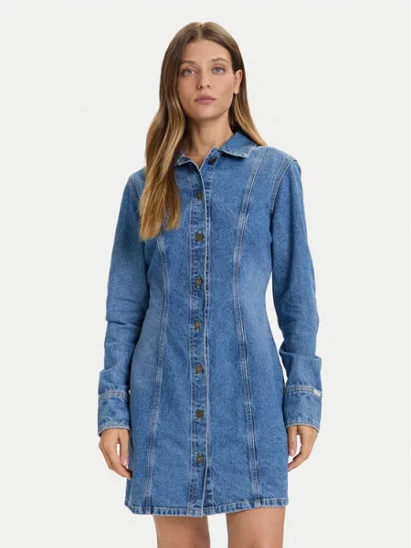 Guess Jeans Джинсова сукня Голубий