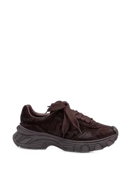 Sneakerși Dolce & Gabbana din piele maro