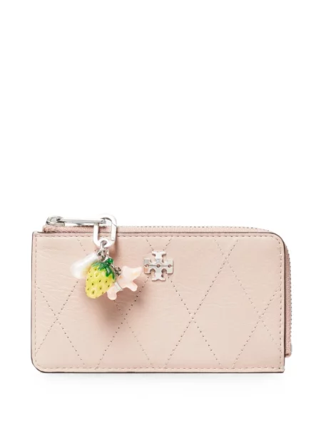 Matlasat portofel Tory Burch roz