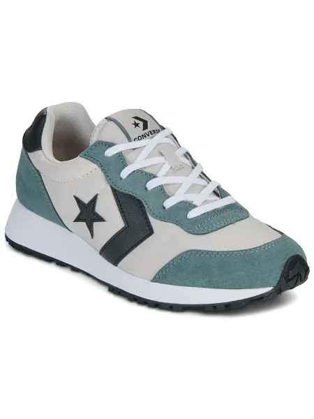 Pantofi Converse din piele de căprioară verde