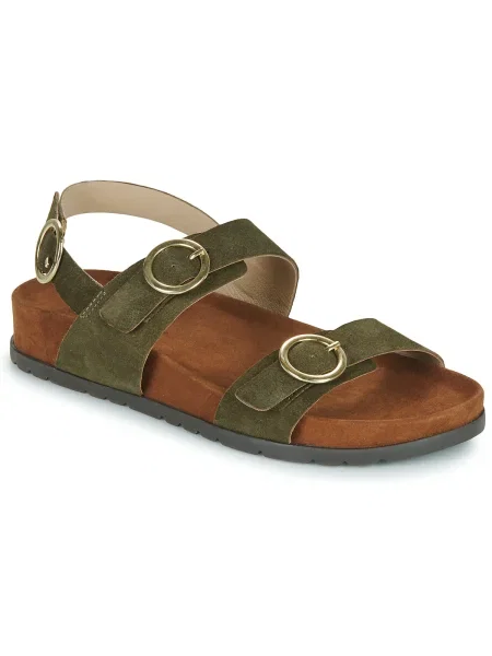 Sandale L'atelier Tropézien kaki