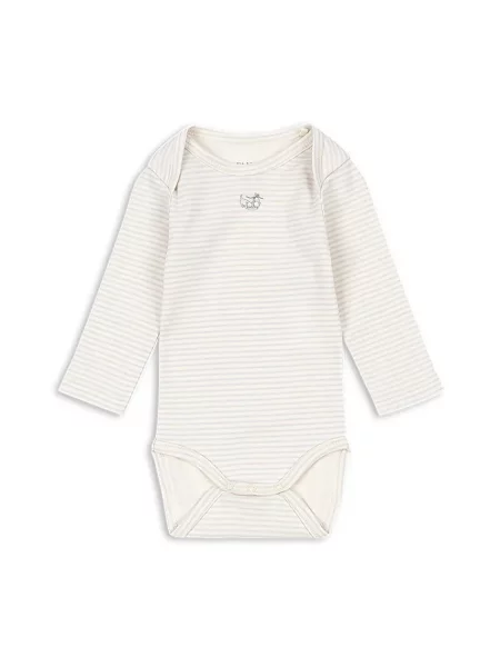 Fanga Fontana body dojčenské FIO STRIPE LS BODY OCS béžová