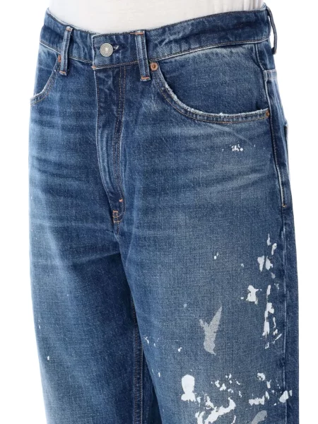 Blugi Polo Ralph Lauren cu broderie albastru