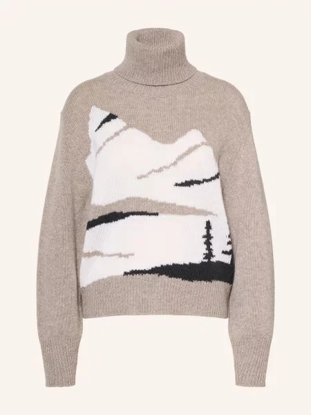 Ftc Cashmere Rolák Z Kašmíru černošedá / režná černá