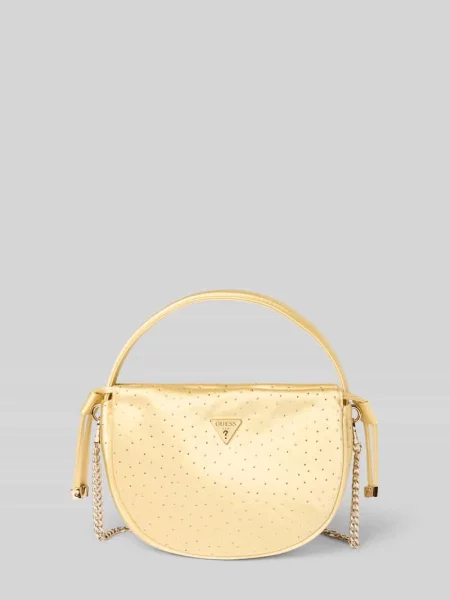 Torebka z obszyciem ozdobnymi kamieniami Model ELSIE' Guess złota