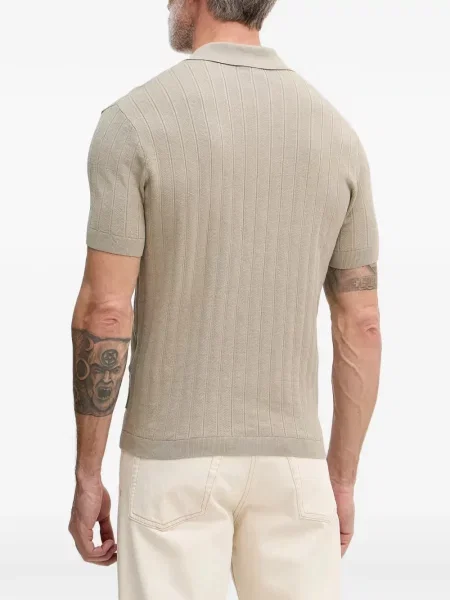 Tricou polo Armani Exchange tricotate