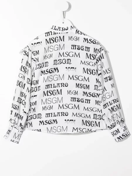 Dětska košile Msgm bílá