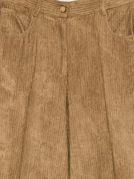 Cu centură pantaloni Alysi de catifea cord
